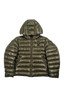 veste-enfant-verte-matelassee-a-capuche