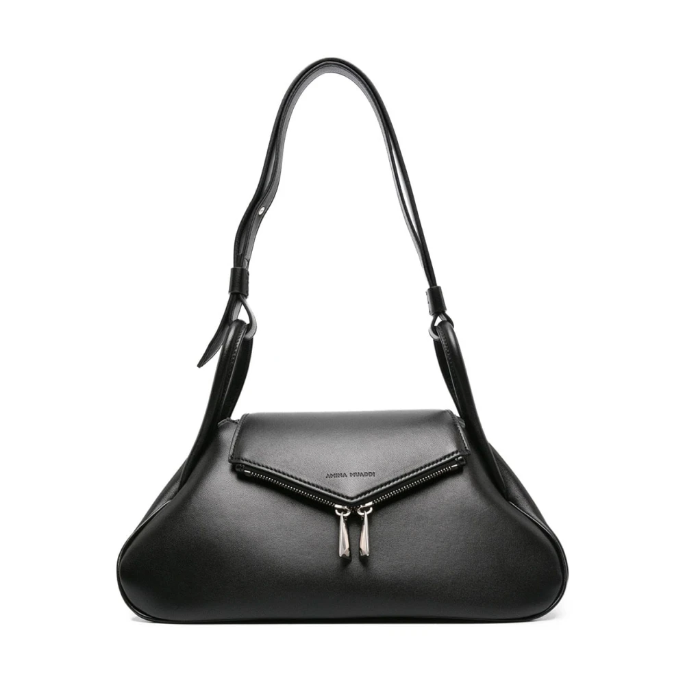 Amina Muaddi Mujer Bolso De Hombro Gem Black
