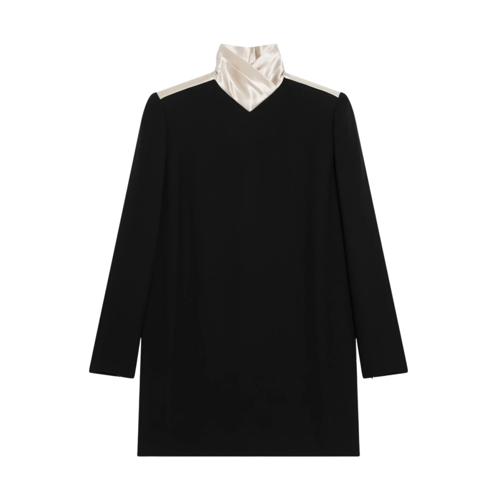 Valentino Garavani Crepe Couture One-Shoulder Mini Dress - Female - Short Dresses - Black - S - Dresses