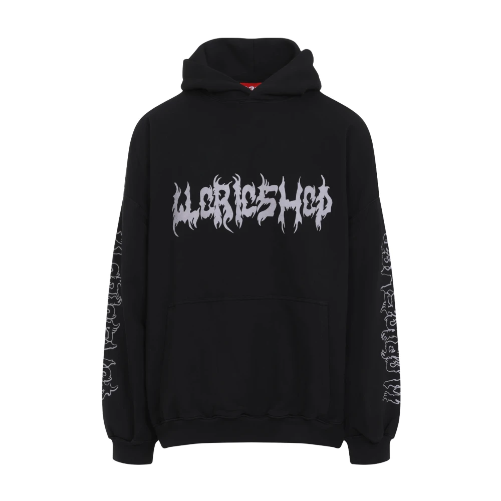 032c Zwarte Sweatshirt Moderne Pasvorm Casual Kleding Black Heren