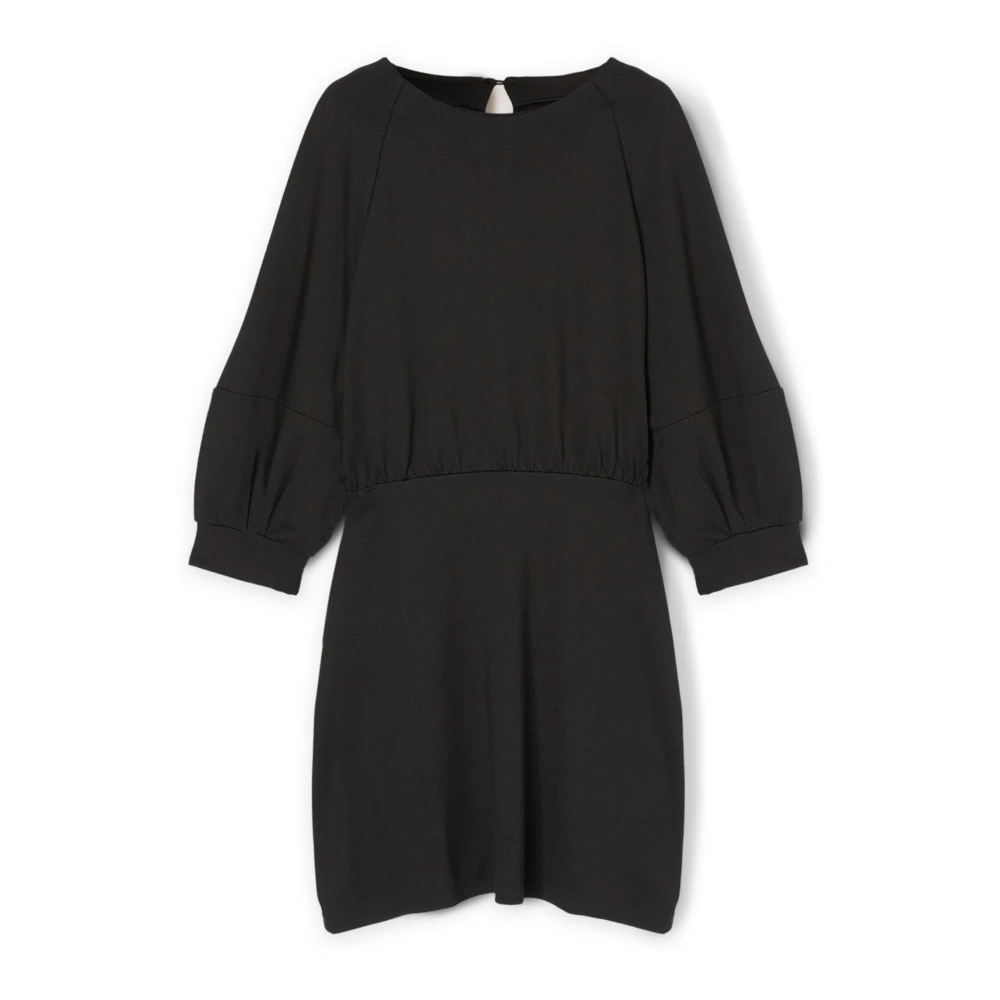 Motivi Minijurk van sweatstof Black Dames