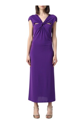 violet-knotted-midi-dress