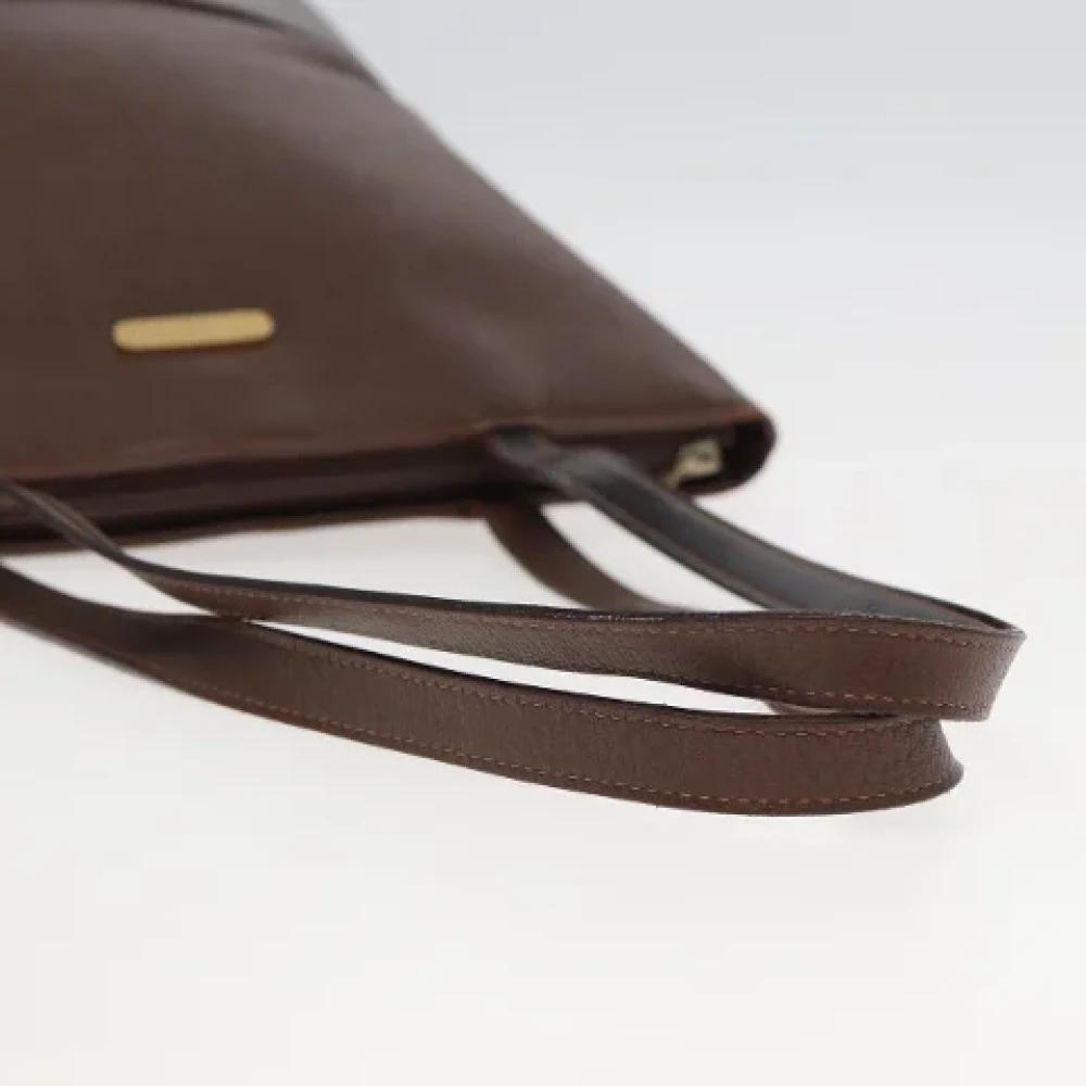 Burberry Vintage Pre-owned Leather totes Brown Dames