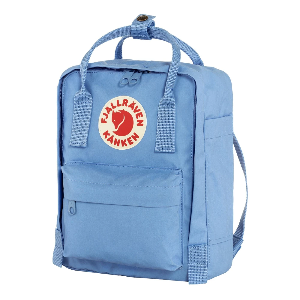 Fjällräven Ultramarijn Stoffen Rugzak met Meerdere Zakken Blue Unisex
