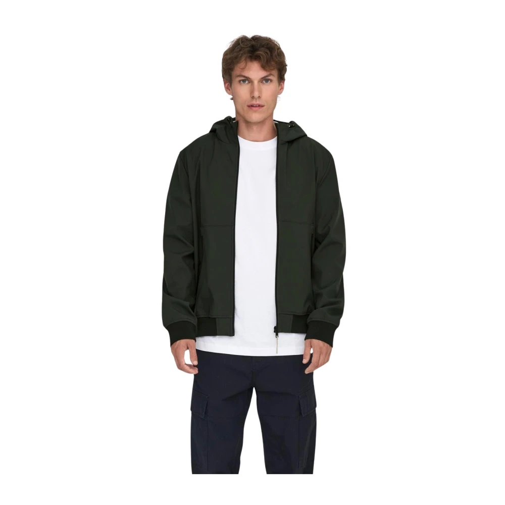 Only & Sons Bowie Heren Bomberjack Green Heren