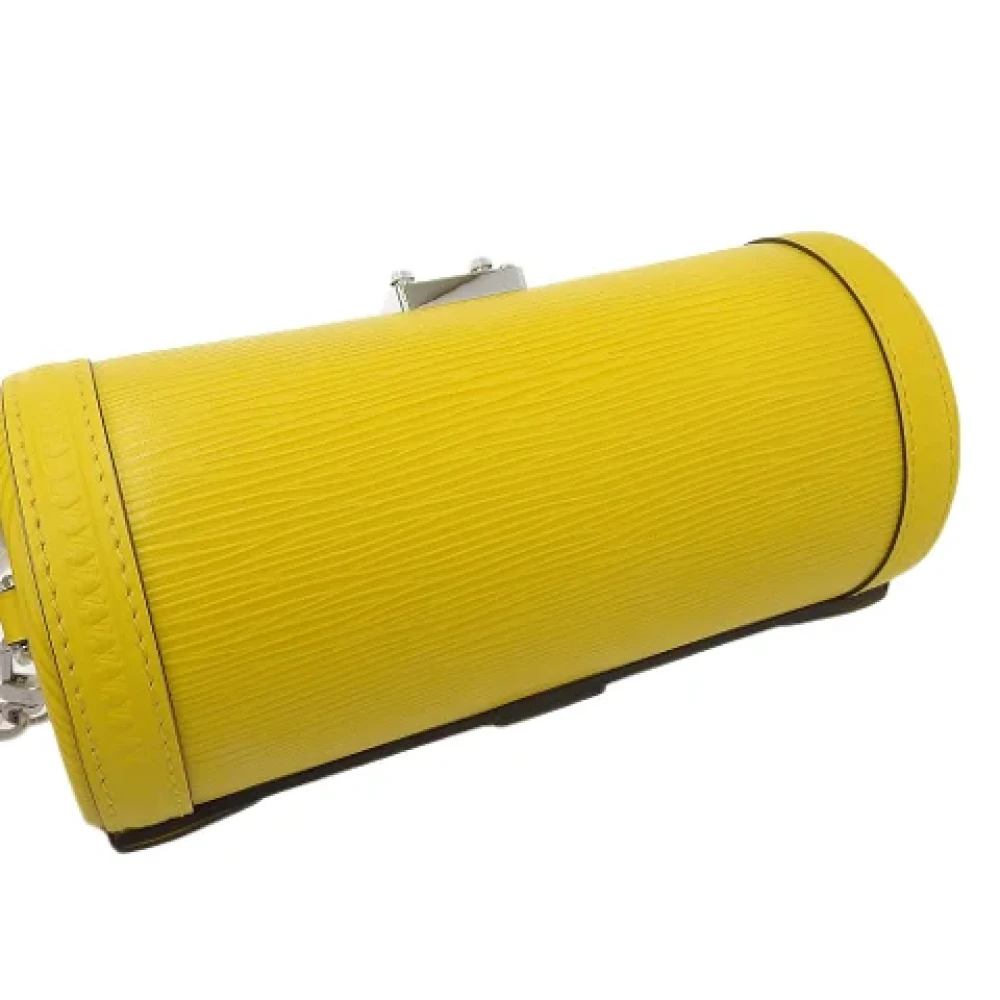 Louis Vuitton Vintage Pre-owned Fabric louis-vuitton-bags Yellow Dames