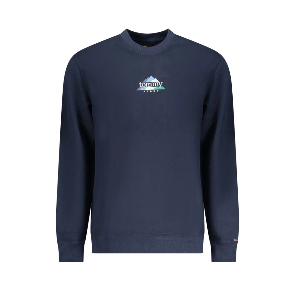 Tommy Hilfiger Men's Blue Crew Neck Sweatshirt - Sweatshirts - S- Sweatshirts & Hoodies