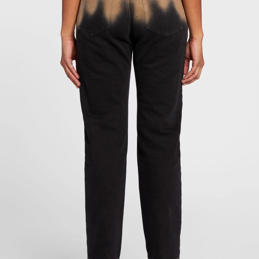 Roberto Cavalli Faded Acid-Wash Boyfriend-Fit Jeans Multicolor Dames