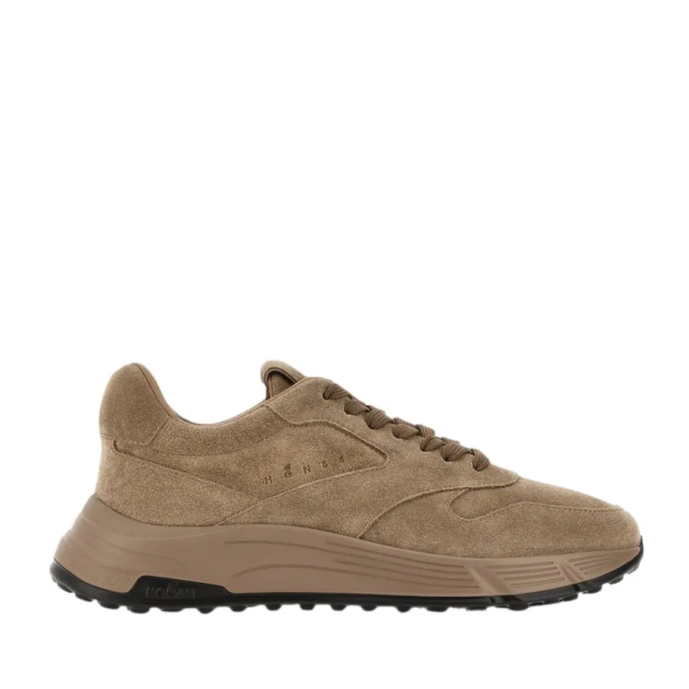 Hogan Men's Beige Trainers With Embossed Logo - Sneakers - 7 Uk - Shoes