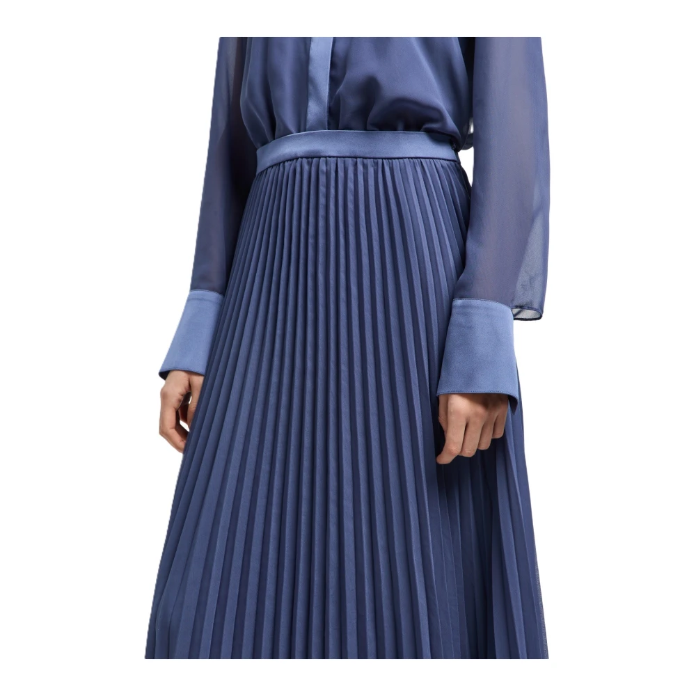 Emporio Armani Polyester Jurken Blue Dames