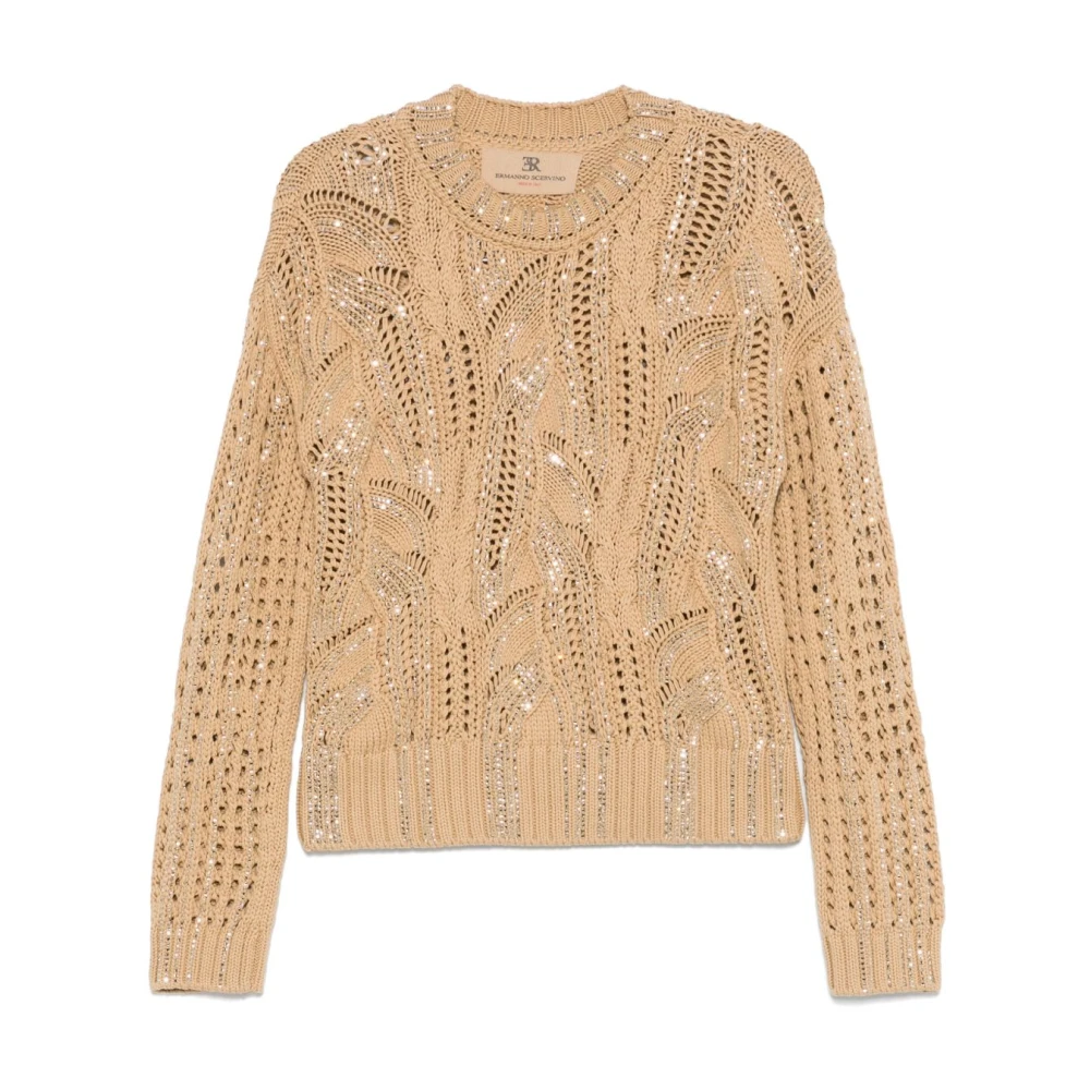 Knitwear > Round-neck Knitwear - - Ermanno Scervino - Modalova