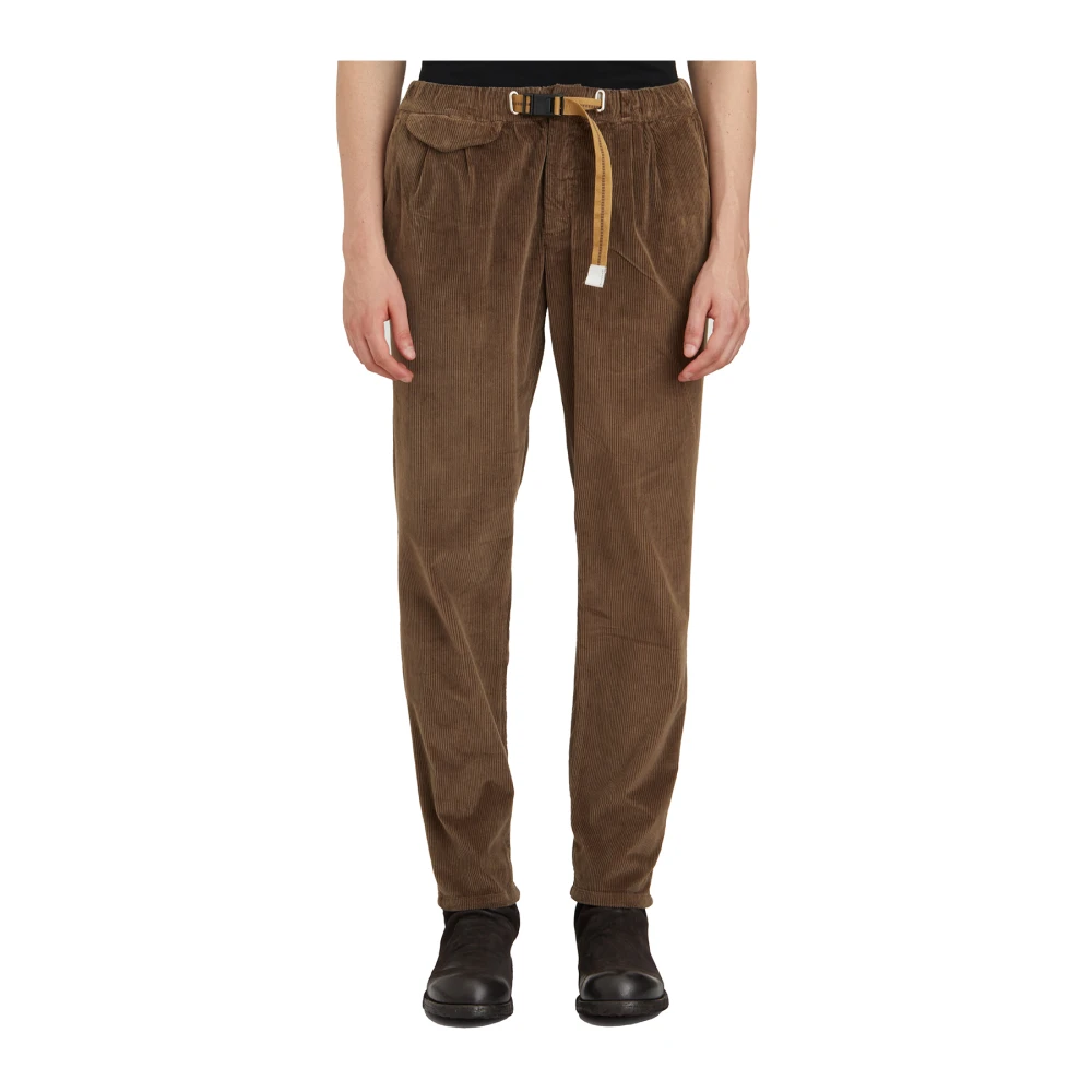 White Sand Fluwelen Broek Brown Heren