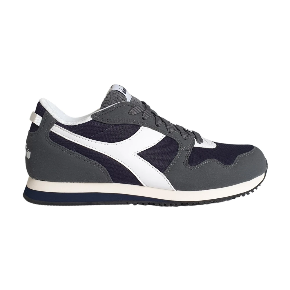Diadora Blauwe Suède Casual Sneaker Heren Schoenen