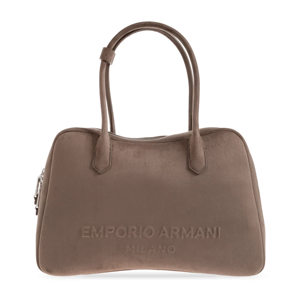 Emporio Armani Donna Marrone Borse, Taglia Unica, New,