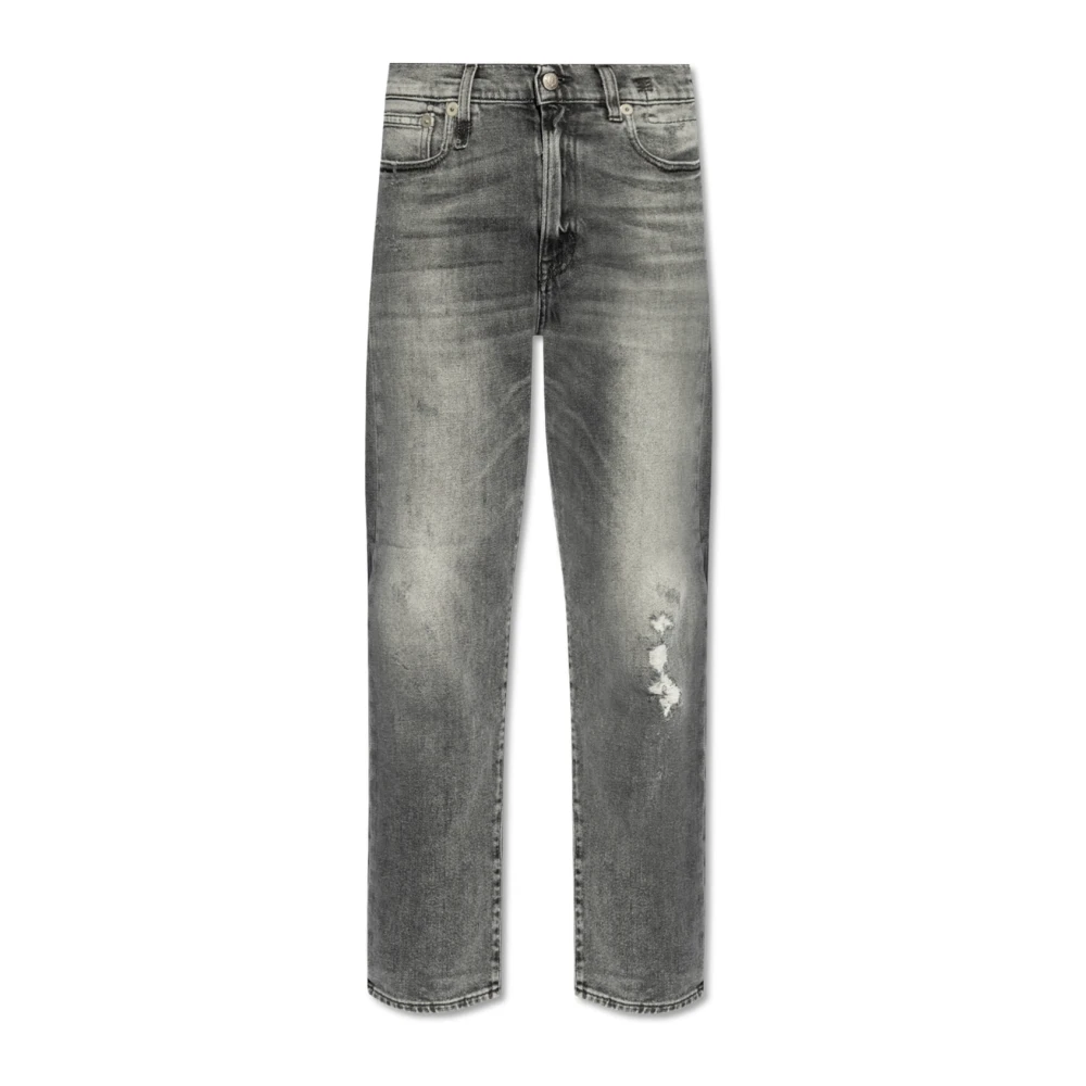 R13 Vintage Effect Jeans Gray Dames