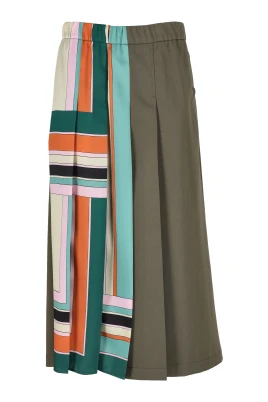 Gabardin Kjol i Färg 002