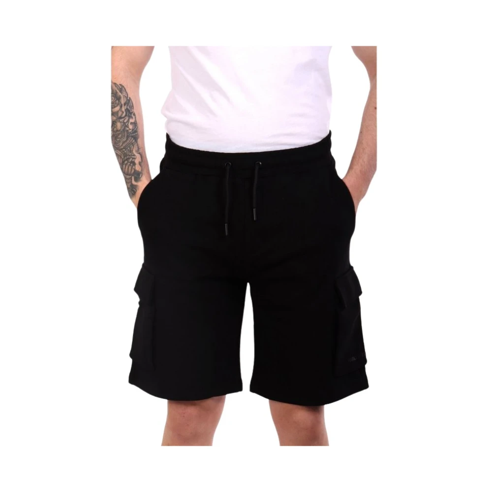 Karl Lagerfeld Black Casual Shorts - Male - Casual Shorts - L - Shorts