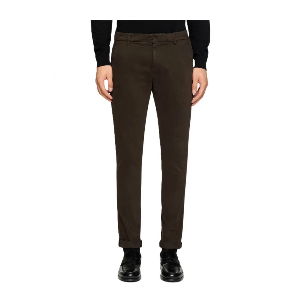 Dondup Katoenen Casual Broek Brown Heren