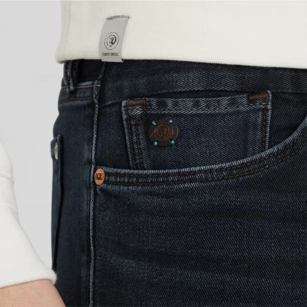 Cast Iron Slim Fit Rock Soft Jeans Black Heren