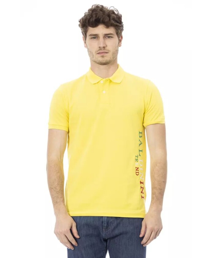 polo-jaune-a-manches-courtes