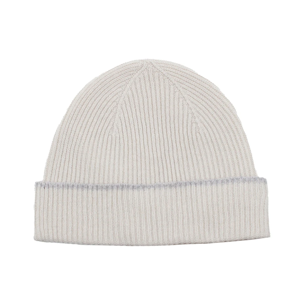 Eleventy Kasjmier Gebreide Beige Hoed Beige Heren