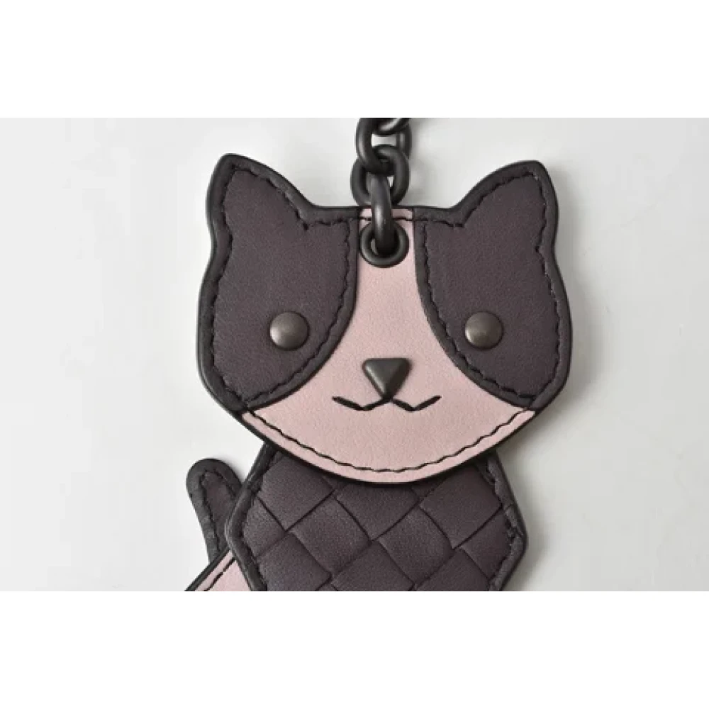Bottega Veneta Vintage Pre-owned Leather key-holders Pink Dames