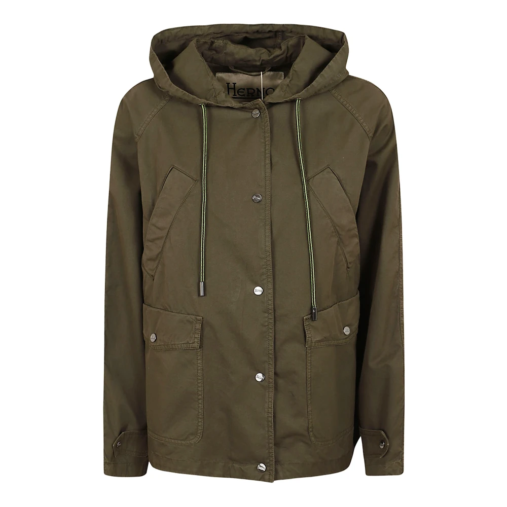 Herno Donna Verde Giacche, 2XS, New,