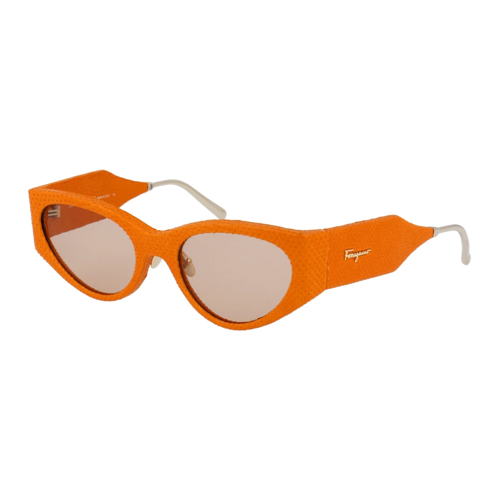 Ferragamo Orange Runway Sunglasses - Female - Sunglasses - 54 Mm - Accessories