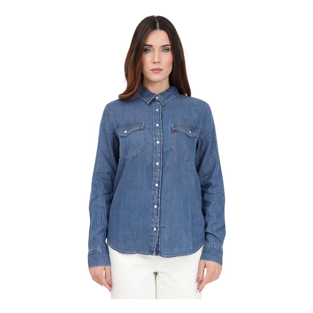 Levi's jean clearance shirt womens