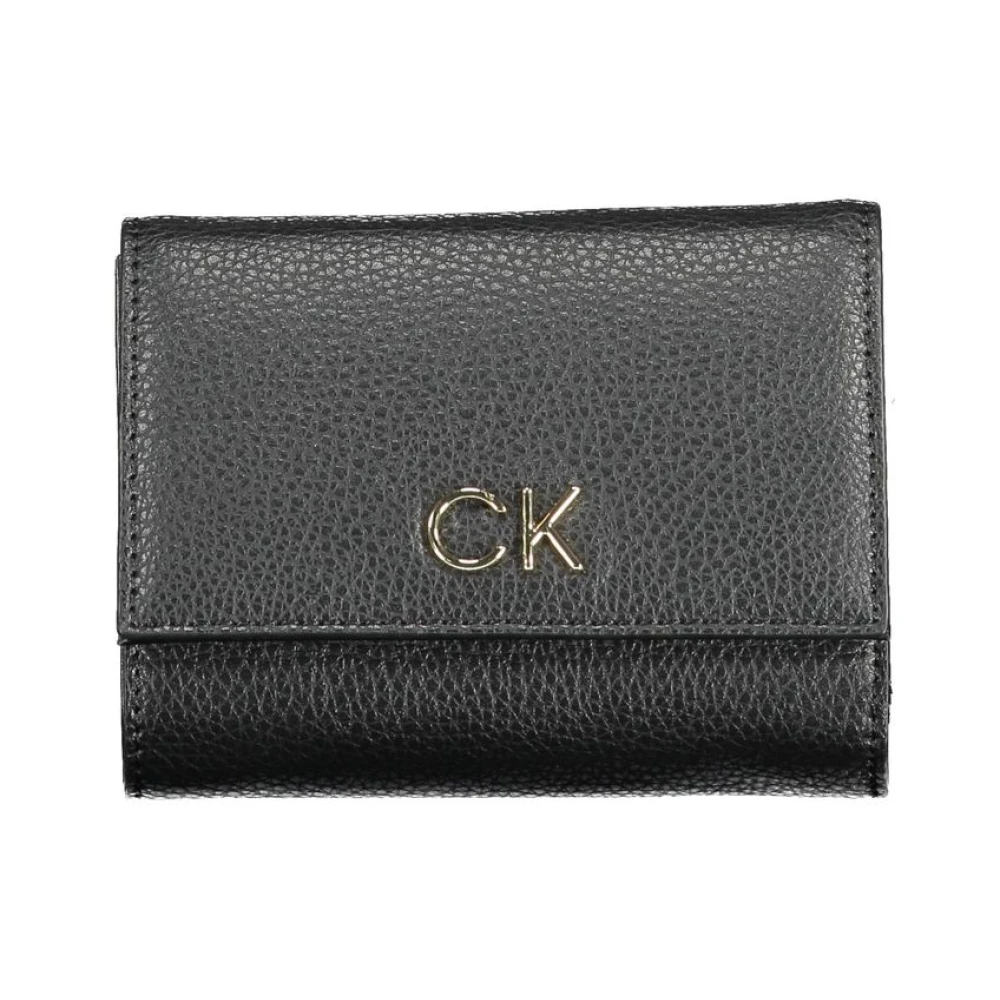 Calvin Klein Women's Black Polyurethane Wallet