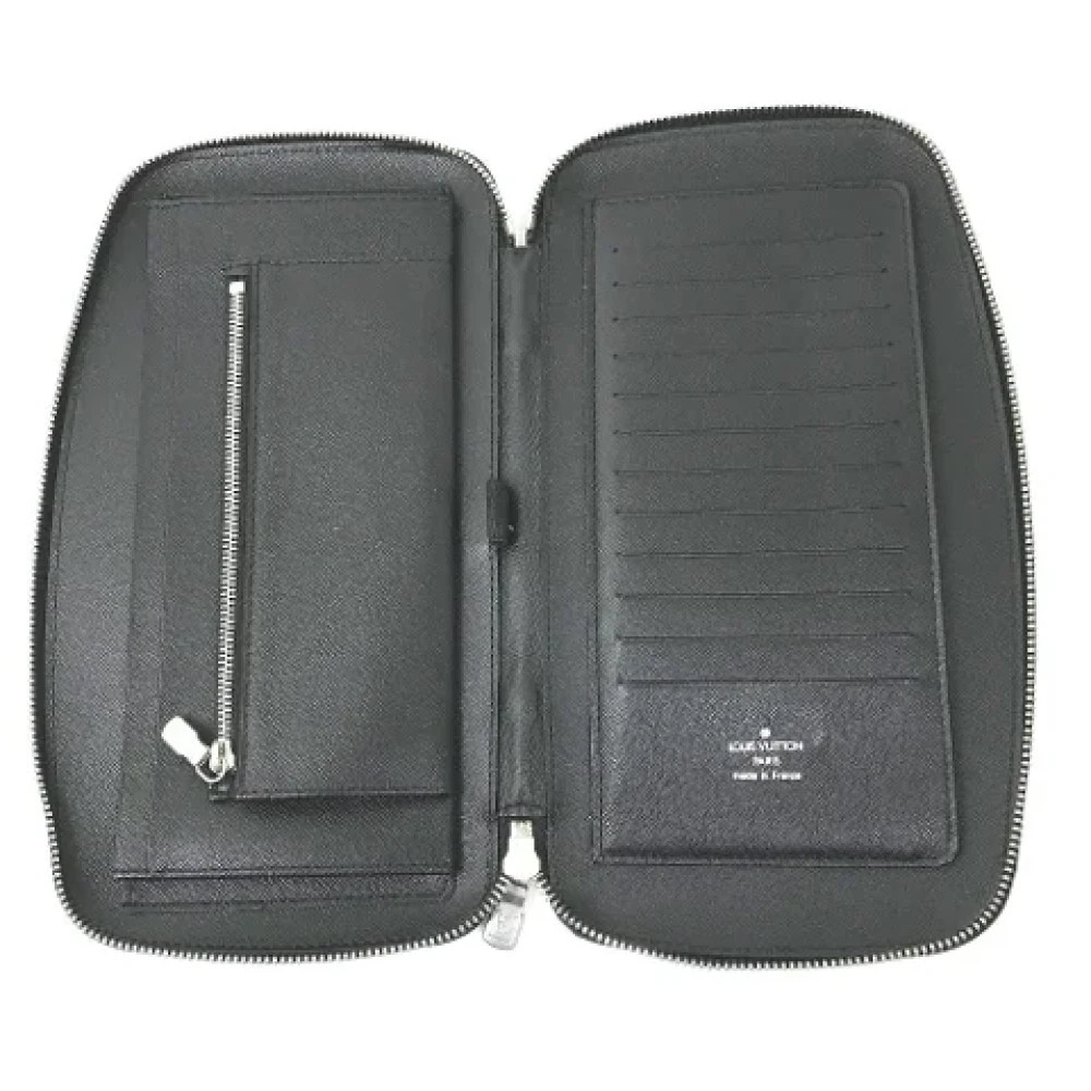 Louis Vuitton Vintage Pre-owned Leather wallets Black Dames