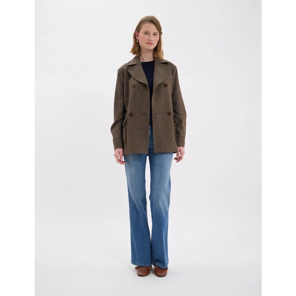 Ines De La Fressange Paris Romaric Coat Brown Dames