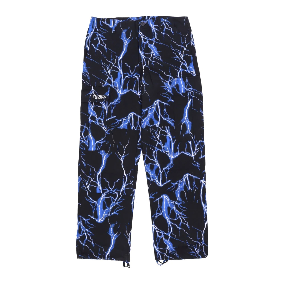 Phobia Archive Uomo Multicolor - Lightning Cargo Pants - Trousers - E - L