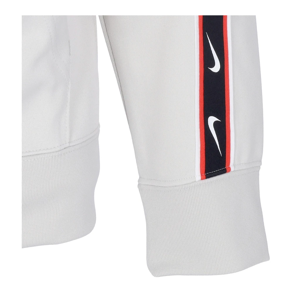 Nike Sportswear Full-zip Hoodie Light Bone Black White Heren