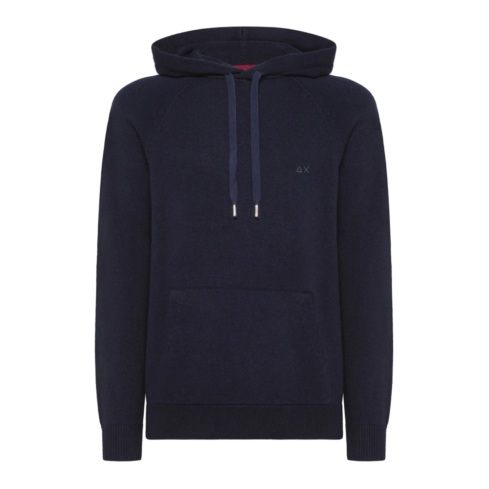 Sun68 Hoodie Blue Heren