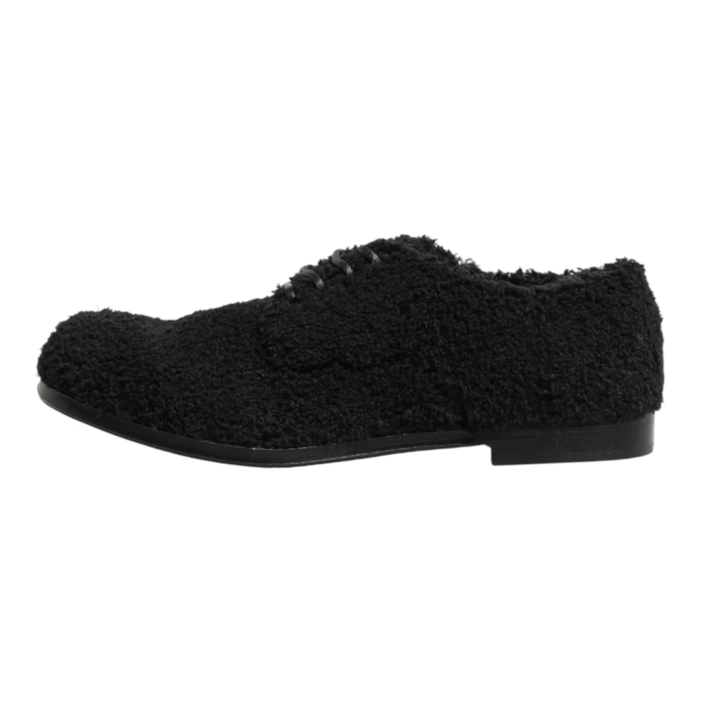 Dolce & Gabbana Men's Black Laced Shoes, 10 Uk, Derby Shoes