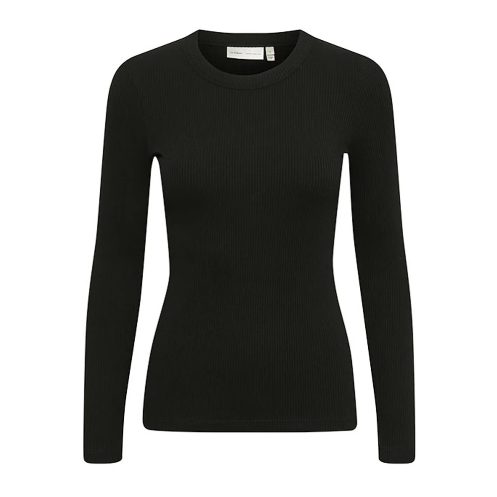 Inwear Black Long Sleeve T-Shirts, Female, S, Long Sleeve T-Shirt