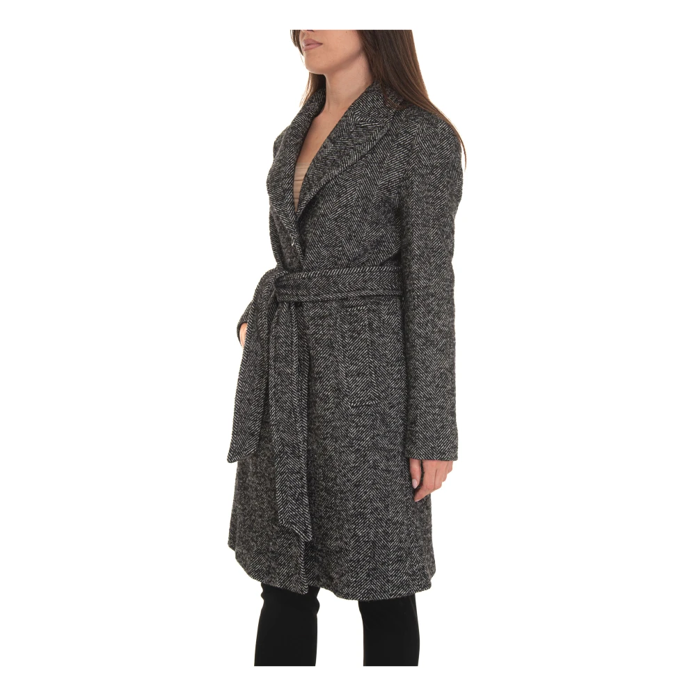 Pennyblack Herringbone 3-Knoopjas met Riem Gray Dames