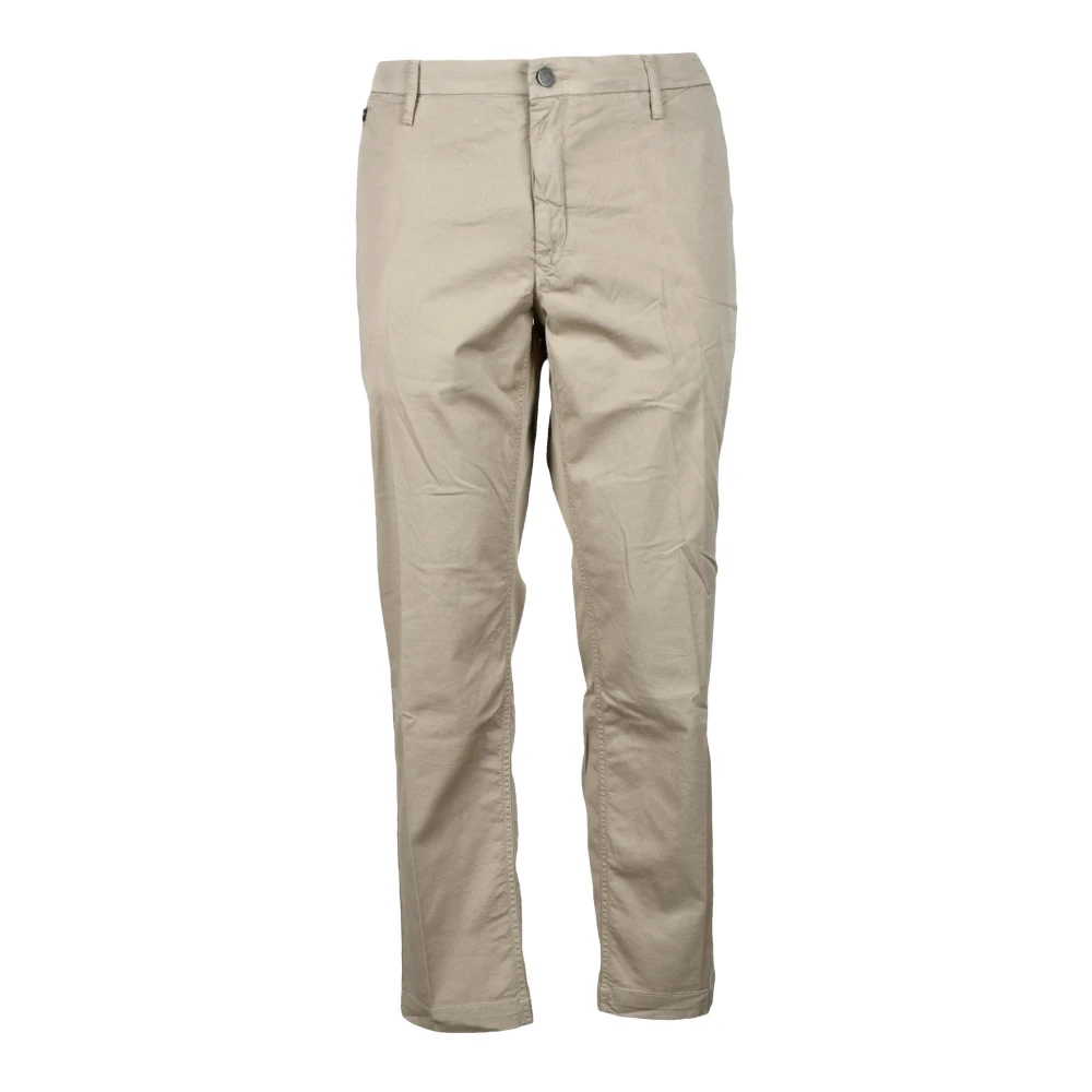 Replay Katoen Elastaan Broek Beige Heren