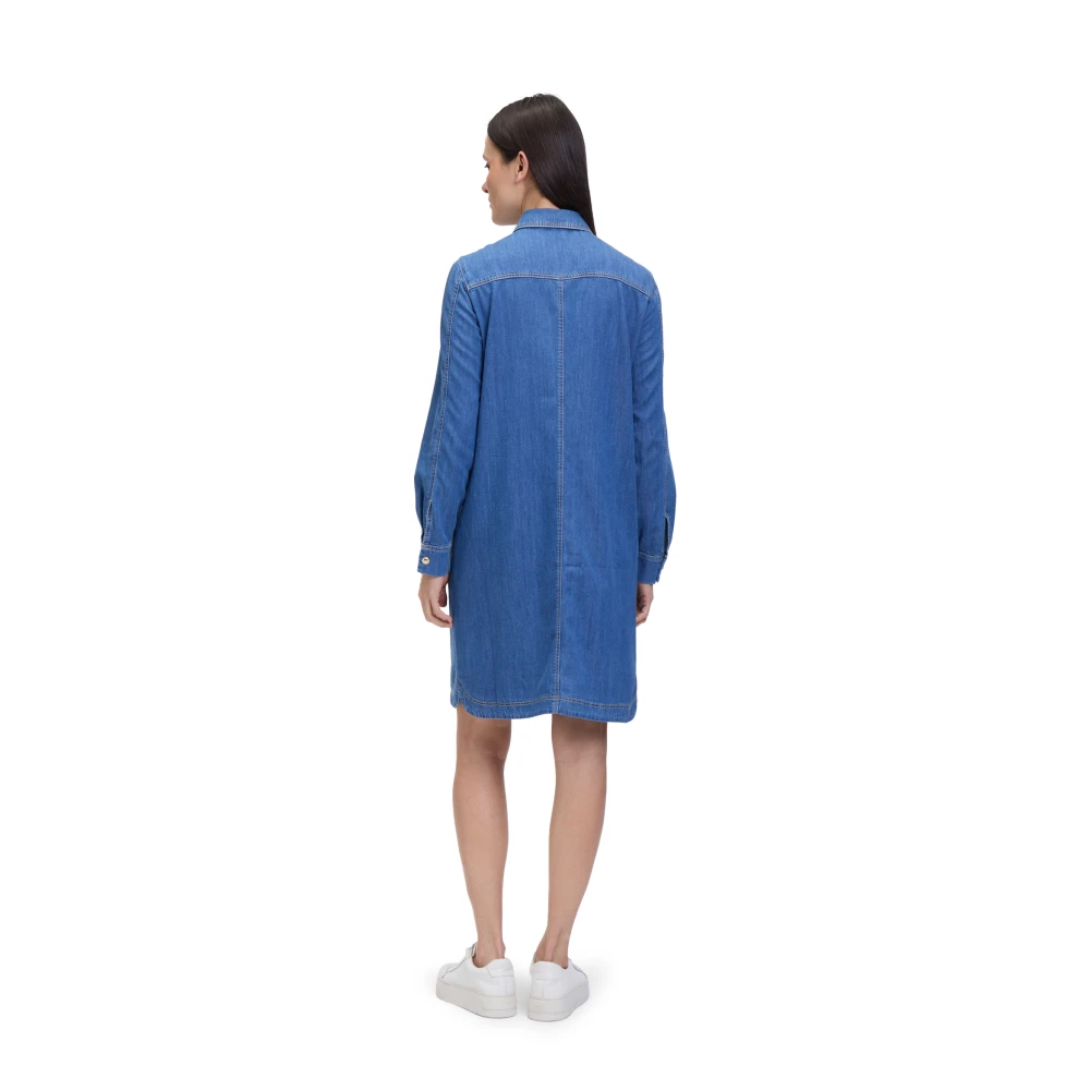 Betty Barclay Knoopsluiting Jurk Blue Dames