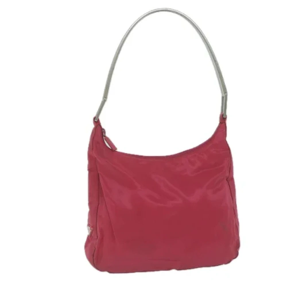 Prada Vintage Pre-owned Nylon prada-bags Pink Dames