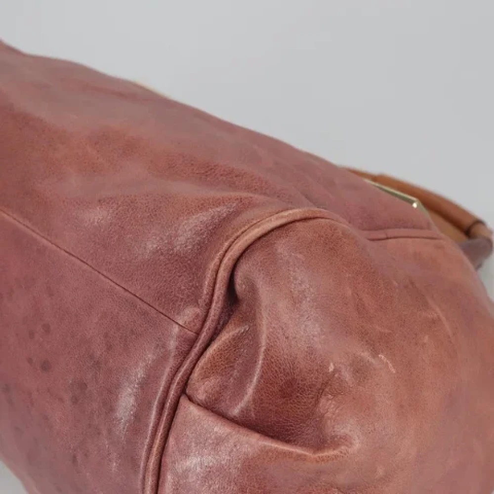 Chloé Pre-owned Leather handbags Pink Dames