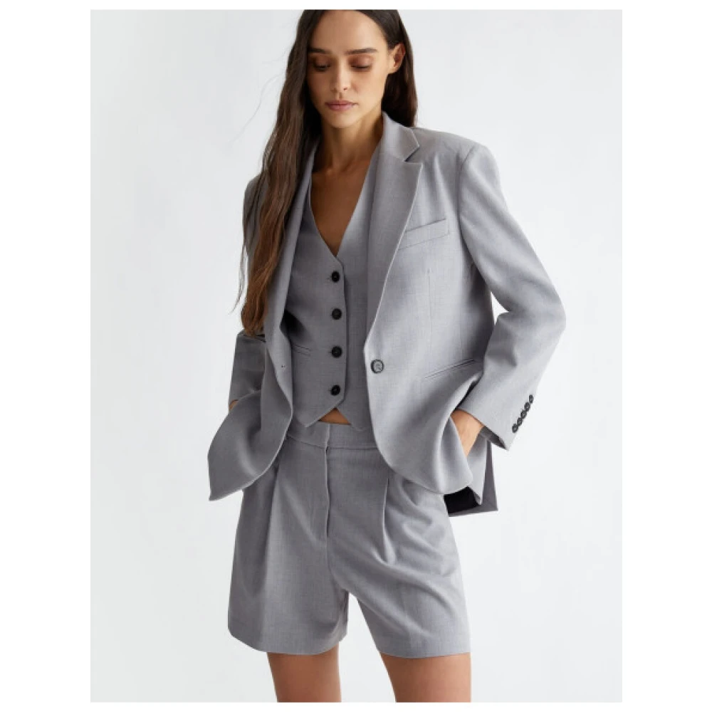 Liu Jo Chique Blazer in Viscosemix Gray Dames