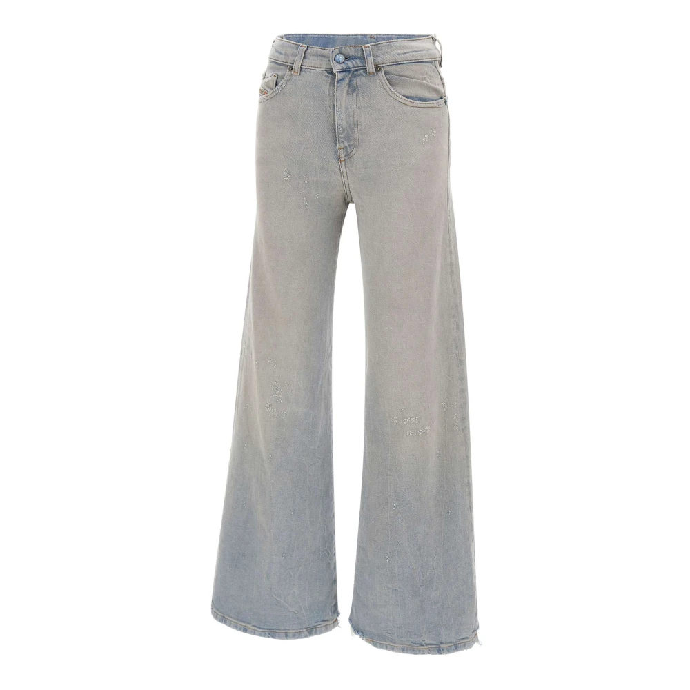 Diesel Women's Blue 1978 D-Akemi L.30 - Wide Jeans - W26 L30 - Jeans