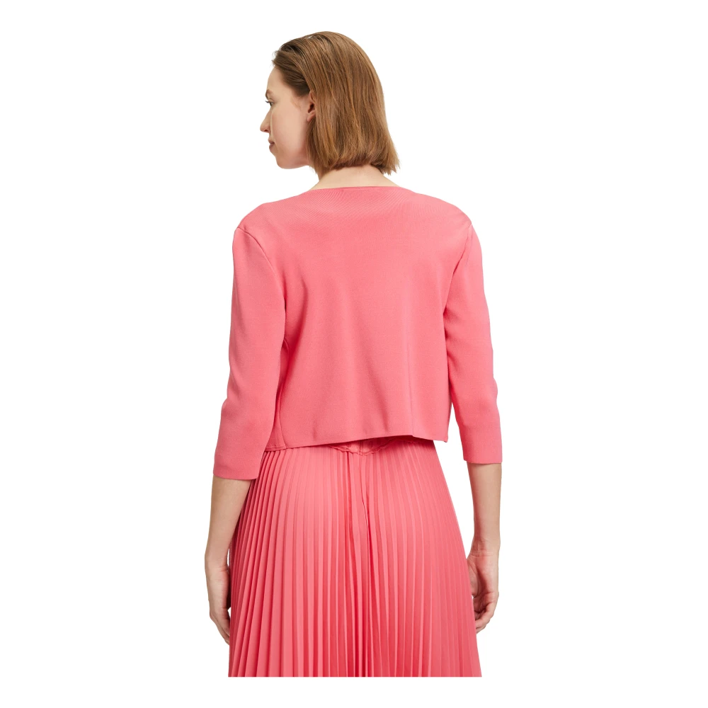 Vera Mont Elegante Gebreide Bolero met Stijlvolle Details Pink Dames