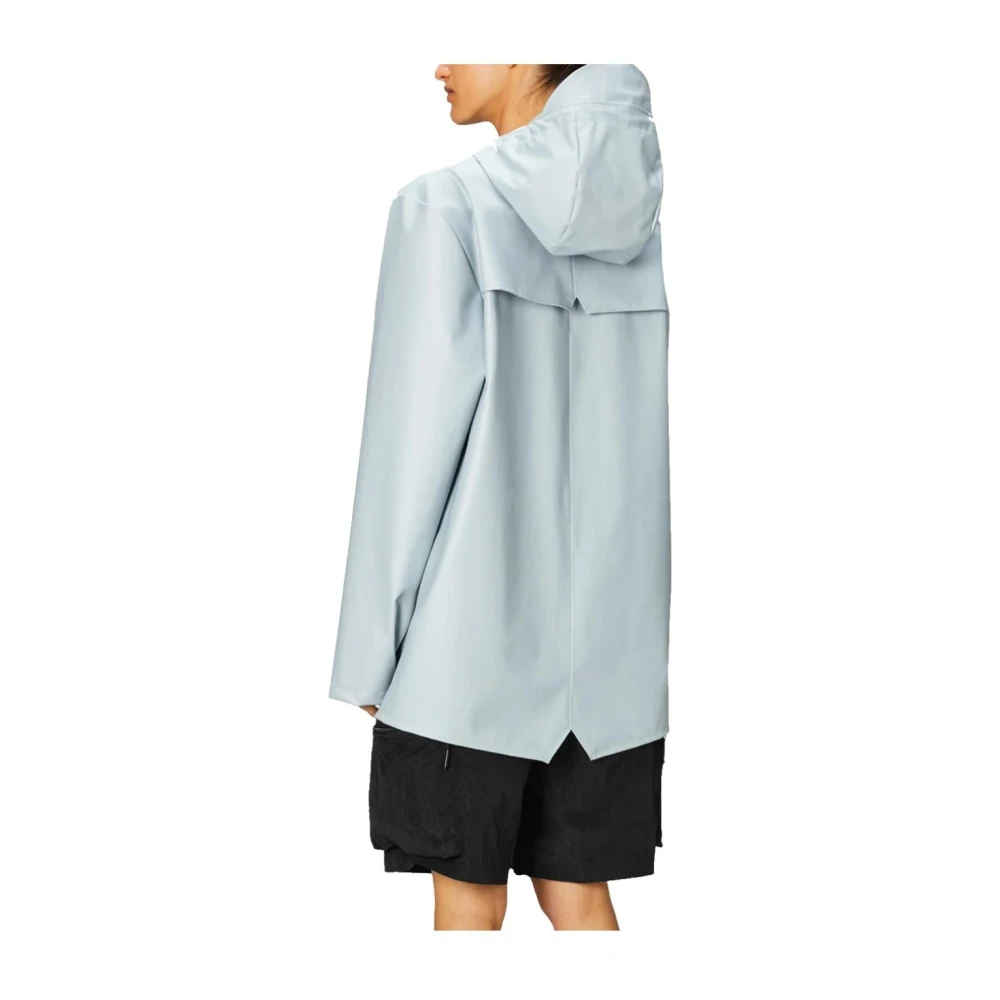 Rains Contemporaine en Functionele Regenjas Blue Unisex