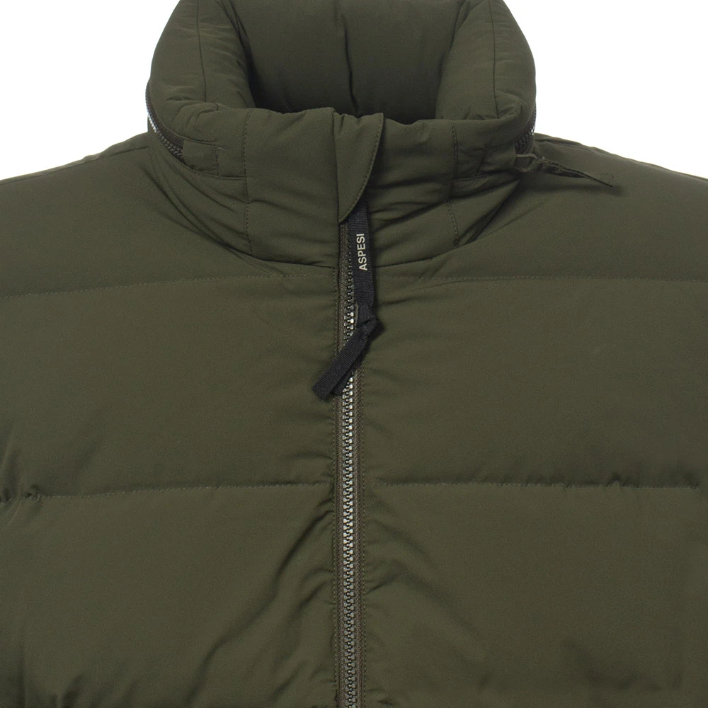 Aspesi Groene donsjas met capuchon Green Heren