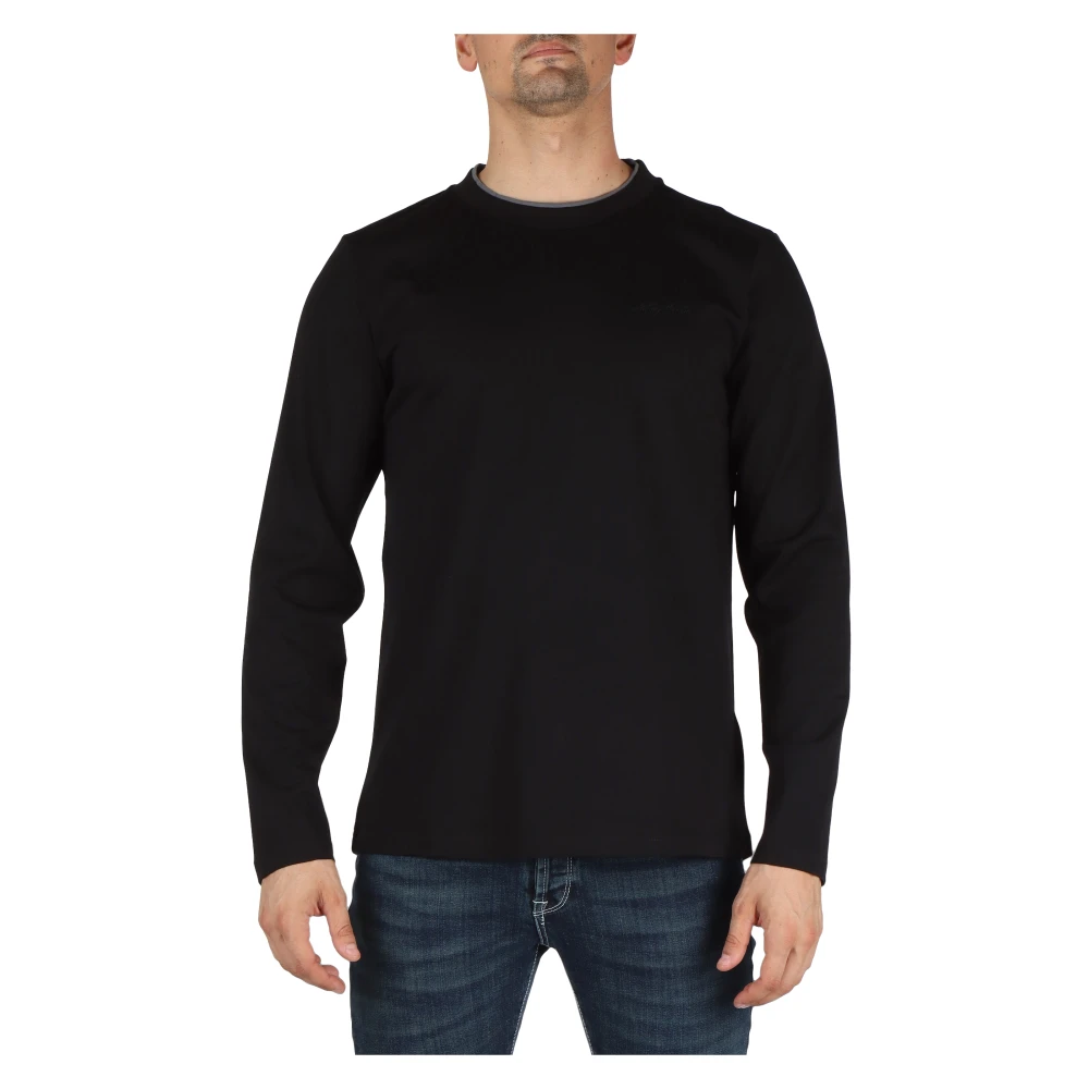 Antony Morato Regular Fit T-shirt met Lange Mouwen Black Heren