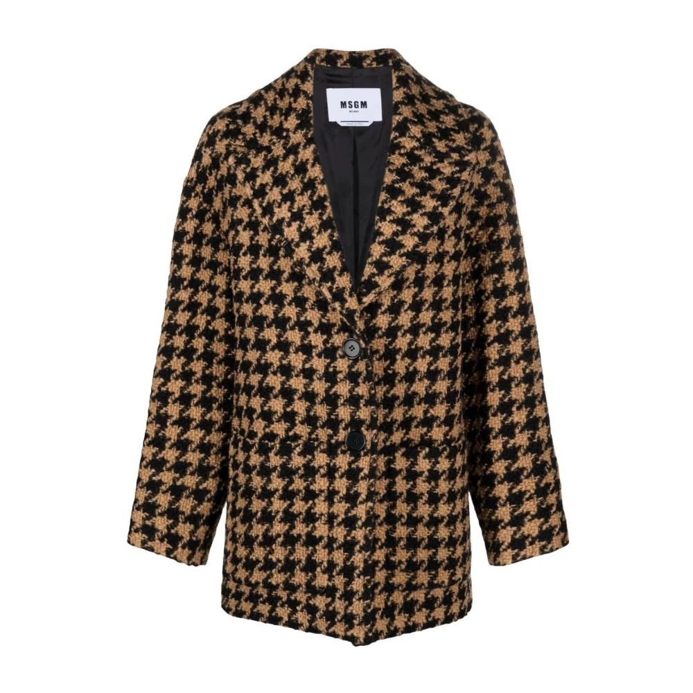 Coats > Single-Breasted Coats - - Msgm - Modalova