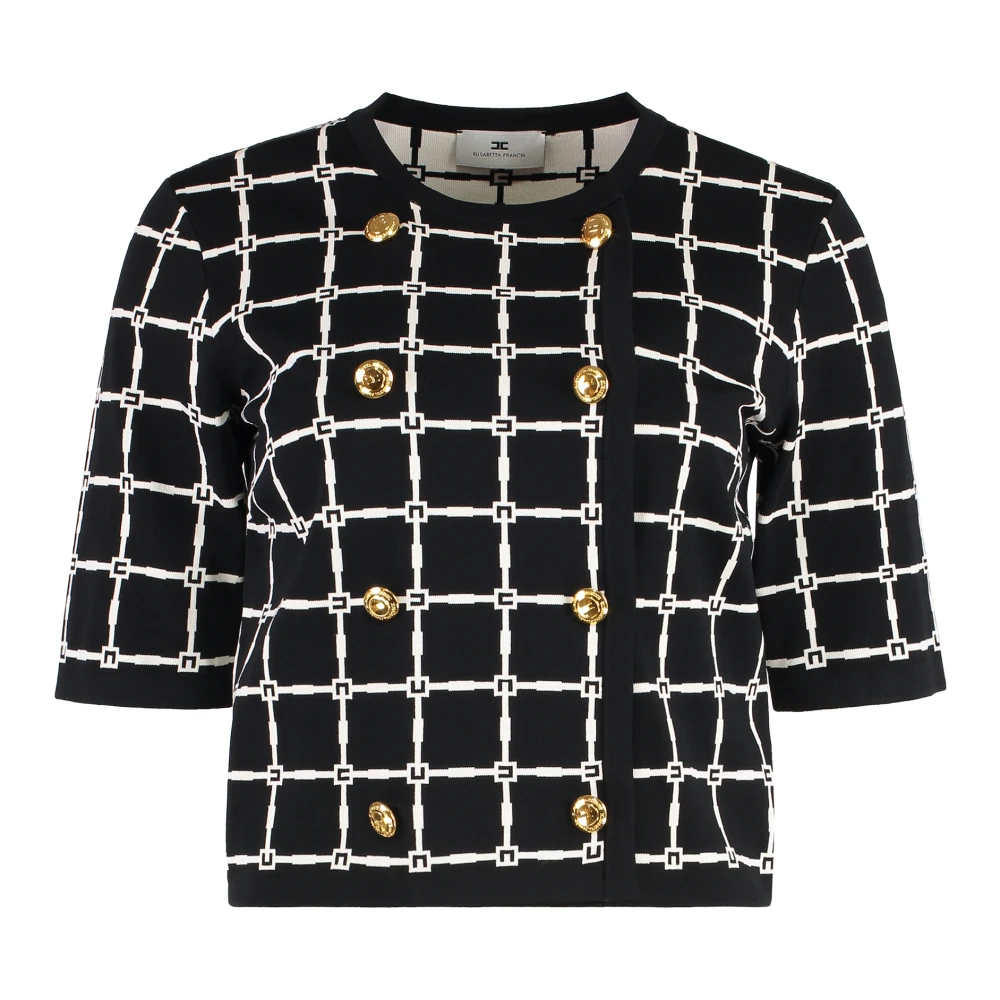 Knitwear > Cardigans - - Elisabetta Franchi - Modalova
